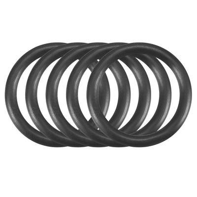 Harfington Nitrile Rubber O-Rings, Metric Nitrile Rubber Sealing Gasket, Pack of 50