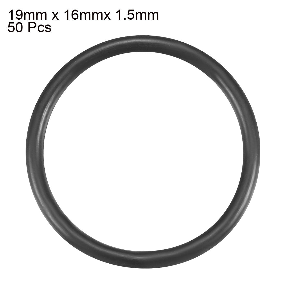 Harfington Nitrile Rubber O-Rings, Metric Nitrile Rubber Sealing Gasket, Pack of 50