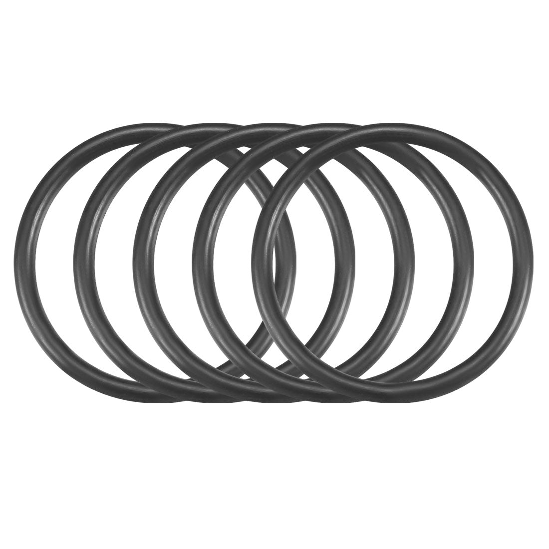 Harfington Nitrile Rubber O-Rings, Metric Nitrile Rubber Sealing Gasket, Pack of 50