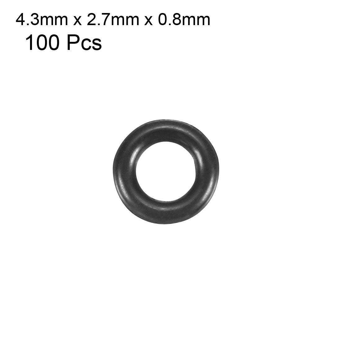 Harfington Nitrile Rubber O-Rings, Metric Nitrile Rubber Sealing Gasket, Pack of 100