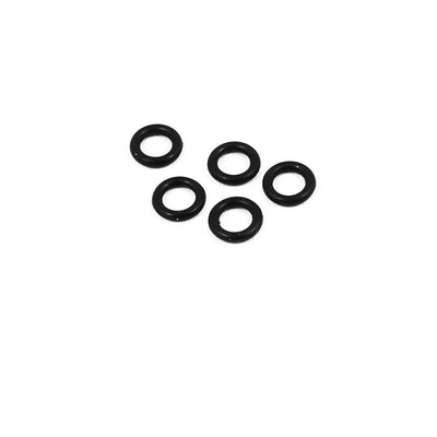 Harfington 180Pcs Black 5mm x 1mm Nitrile Rubber O Ring NBR Oil Sealing Grommets