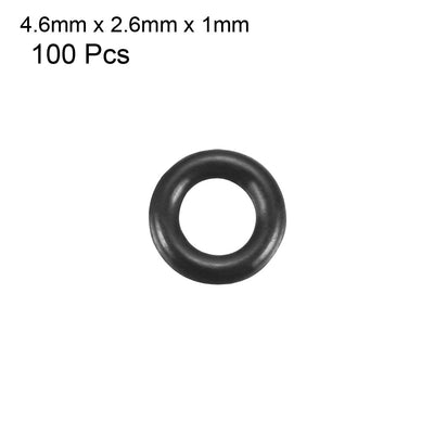 Harfington Nitrile Rubber O-Rings, Metric Nitrile Rubber Sealing Gasket, Pack of 100