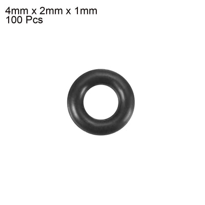 Harfington Nitrile Rubber O-Rings, Metric Nitrile Rubber Sealing Gasket, Pack of 100