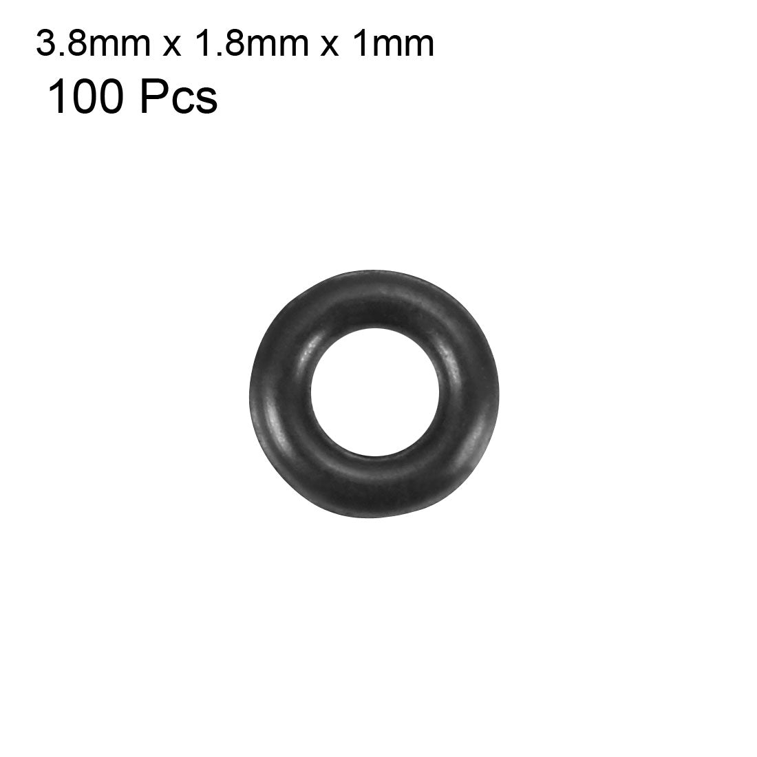 Harfington Nitrile Rubber O-Rings, Metric Nitrile Rubber Sealing Gasket, Pack of 100