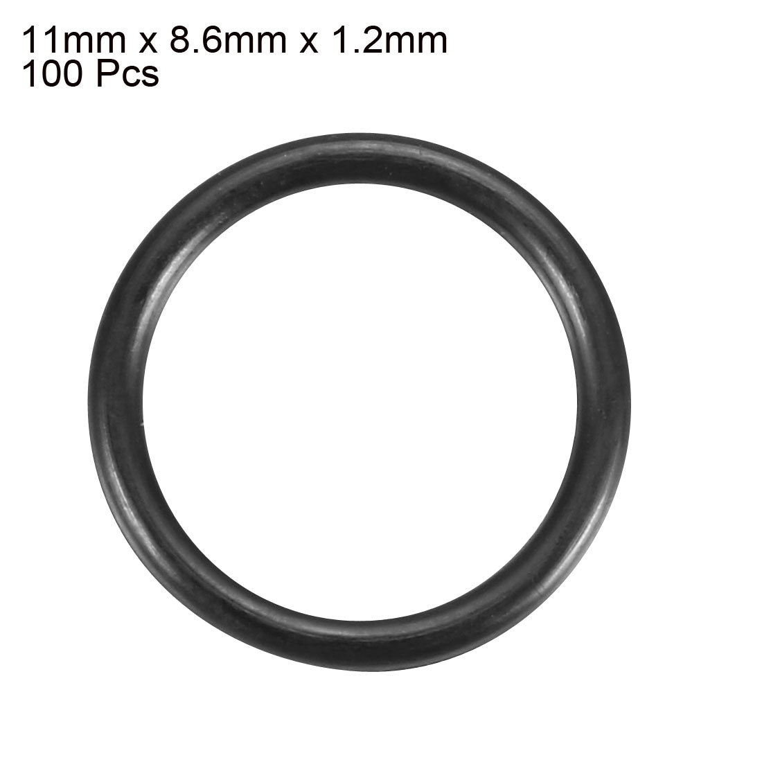 Harfington Nitrile Rubber O-Rings, Metric Nitrile Rubber Sealing Gasket, Pack of 100