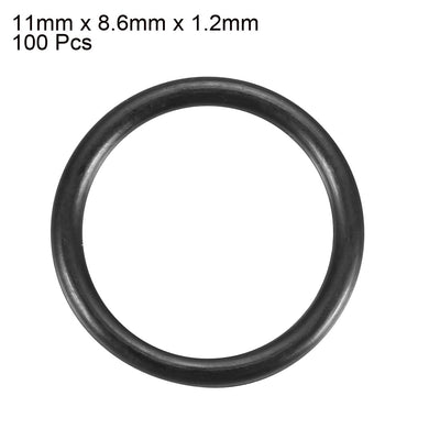 Harfington Nitrile Rubber O-Rings, Metric Nitrile Rubber Sealing Gasket, Pack of 100