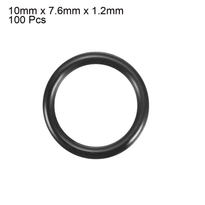 Harfington Nitrile Rubber O-Rings, Metric Nitrile Rubber Sealing Gasket, Pack of 100