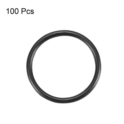 Harfington Nitrile Rubber O-Rings, Metric Nitrile Rubber Sealing Gasket, Pack of 100
