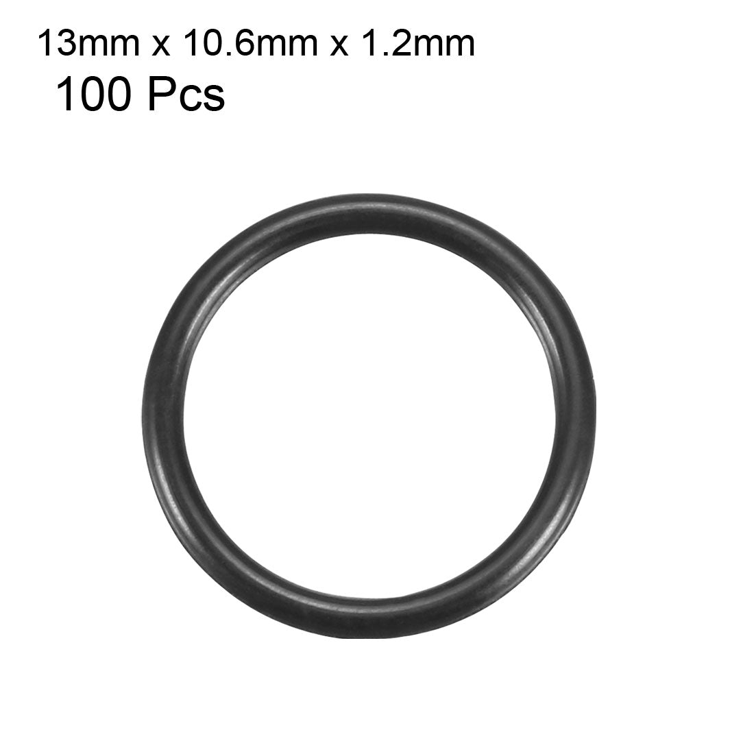 Harfington Nitrile Rubber O-Rings, Metric Nitrile Rubber Sealing Gasket, Pack of 100