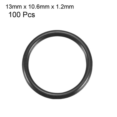 Harfington Nitrile Rubber O-Rings, Metric Nitrile Rubber Sealing Gasket, Pack of 100