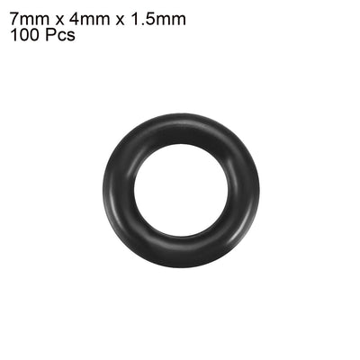 Harfington Nitrile Rubber O-Rings, Metric Nitrile Rubber Sealing Gasket Pack of 100