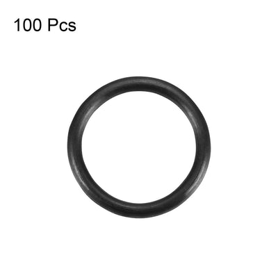 Harfington Nitrile Rubber O-Rings, Metric Nitrile Rubber Sealing Gasket Pack of 100