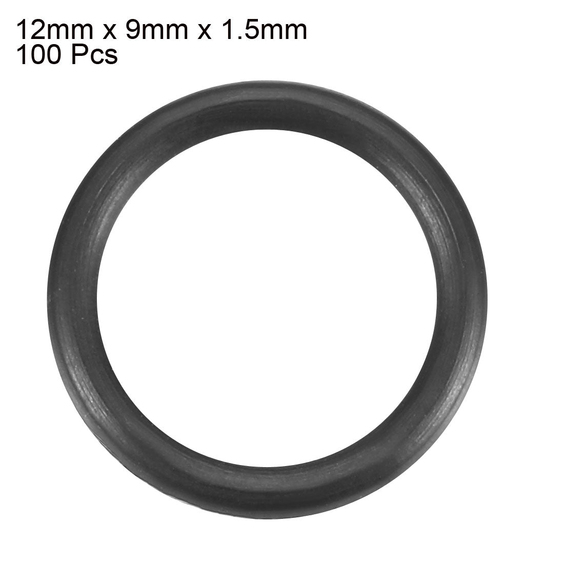 Harfington Nitrile Rubber O-Rings, Metric Nitrile Rubber Sealing Gasket Pack of 100