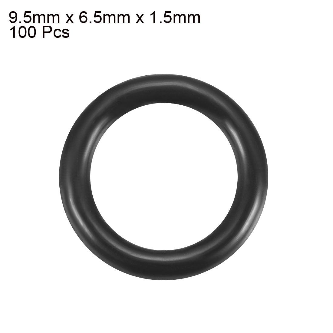 Harfington Nitrile Rubber O-Rings, Metric Nitrile Rubber Sealing Gasket Pack of 100