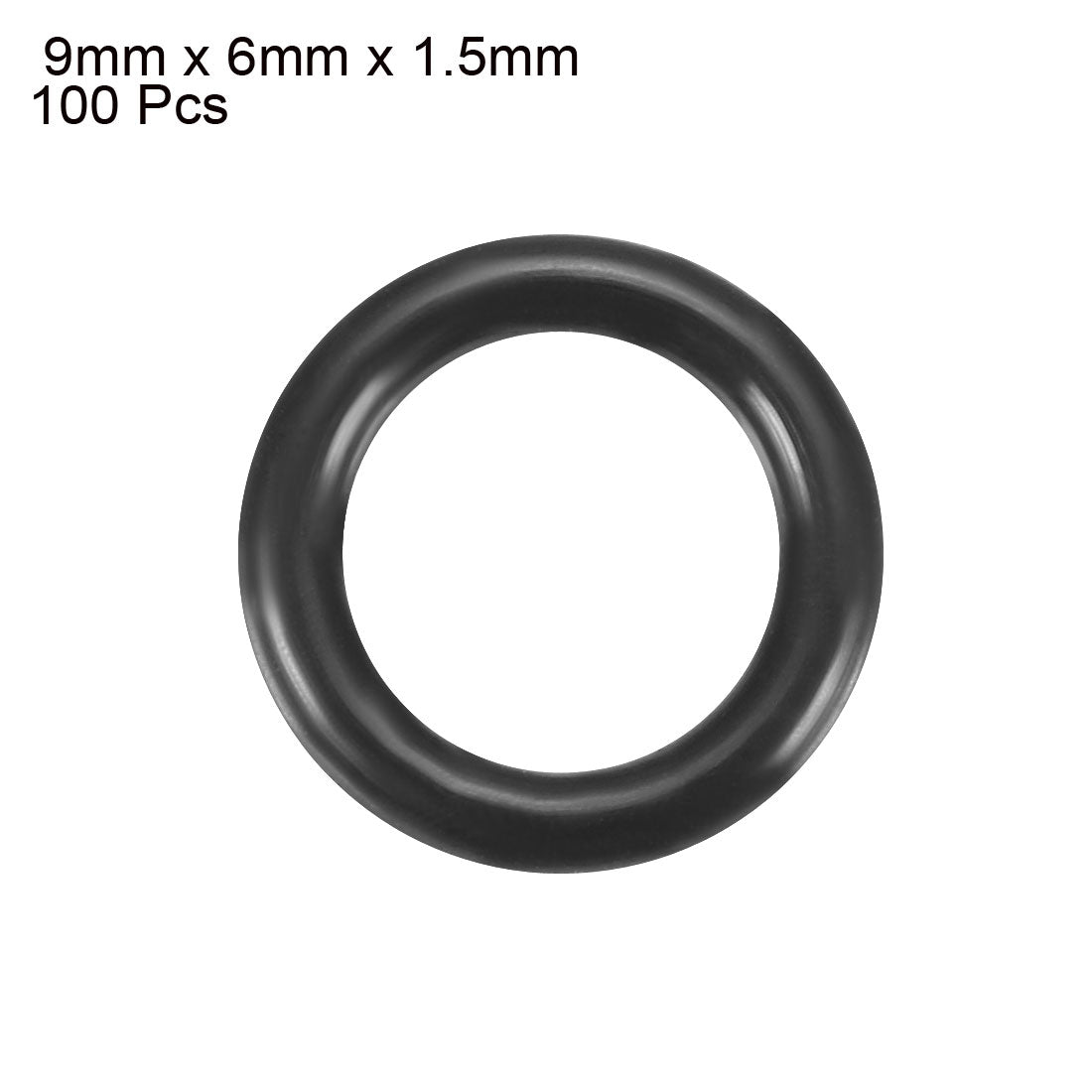 Harfington Nitrile Rubber O-Rings, Metric Nitrile Rubber Sealing Gasket Pack of 100