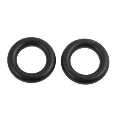 Harfington 20mm x 12mm x 4mm Rubber O Type Washers Spacers Gaskets Fastener Black 10Pcs