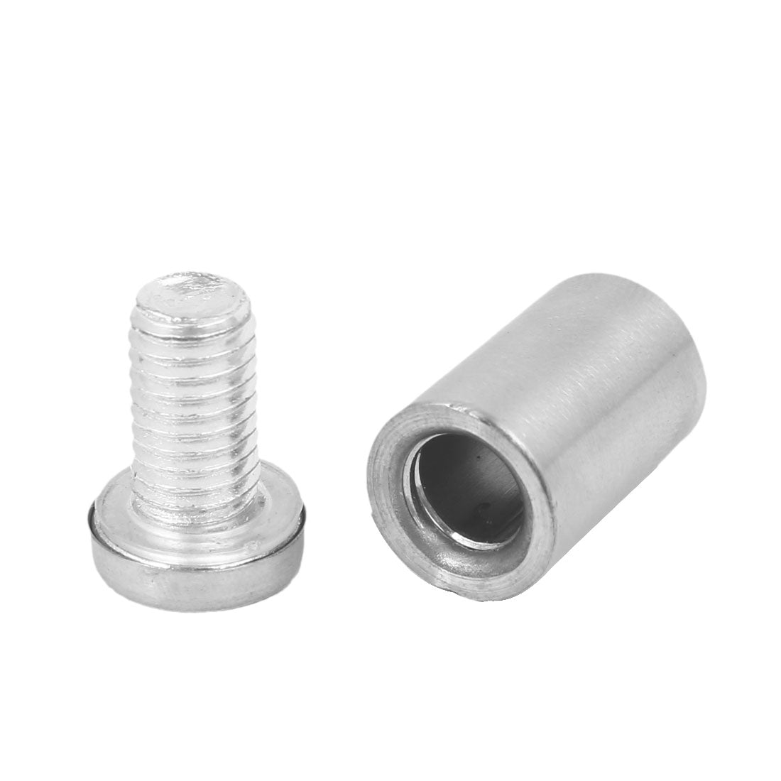 Harfington 16mm x 25mm Stainless Steel Advertise Glass Standoff Pin Fixing Mount Bolt 4pcs