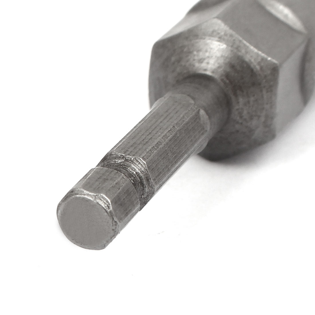 Harfington 82mm Length 7mm Hex Shank 11mm Hexagonal Deep Socket Nut Driver Bit Gray 5pcs