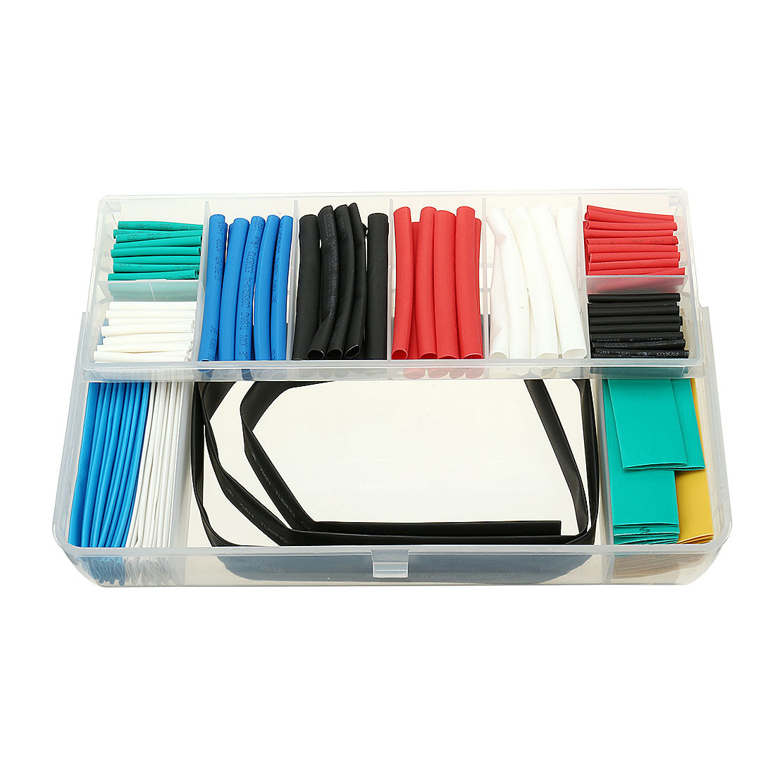 Harfington 171Pcs 2:1 Heat Shrink Tubing Tube Sleeving Wire Cable 10 Sizes 6 Color