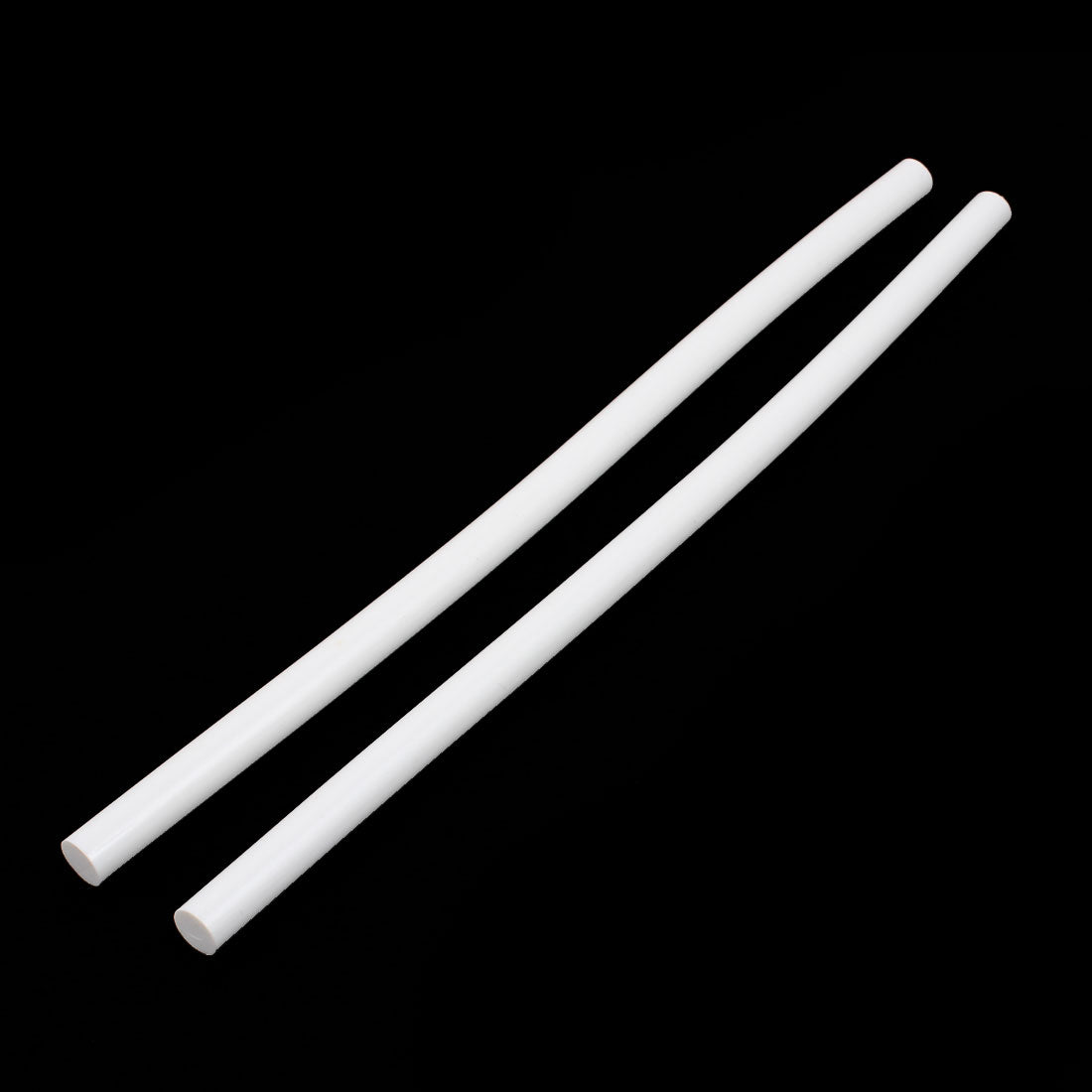 Harfington 15 Pcs 11mm x 300mm Hot Melt Glue Adhesive Stick Oyster White for Electric Tool Heating