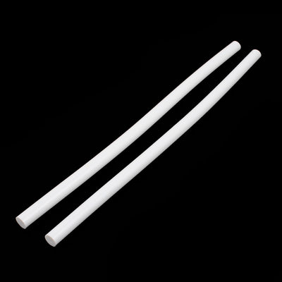 Harfington 15 Pcs 11mm x 300mm Hot Melt Glue Adhesive Stick Oyster White for Electric Tool Heating