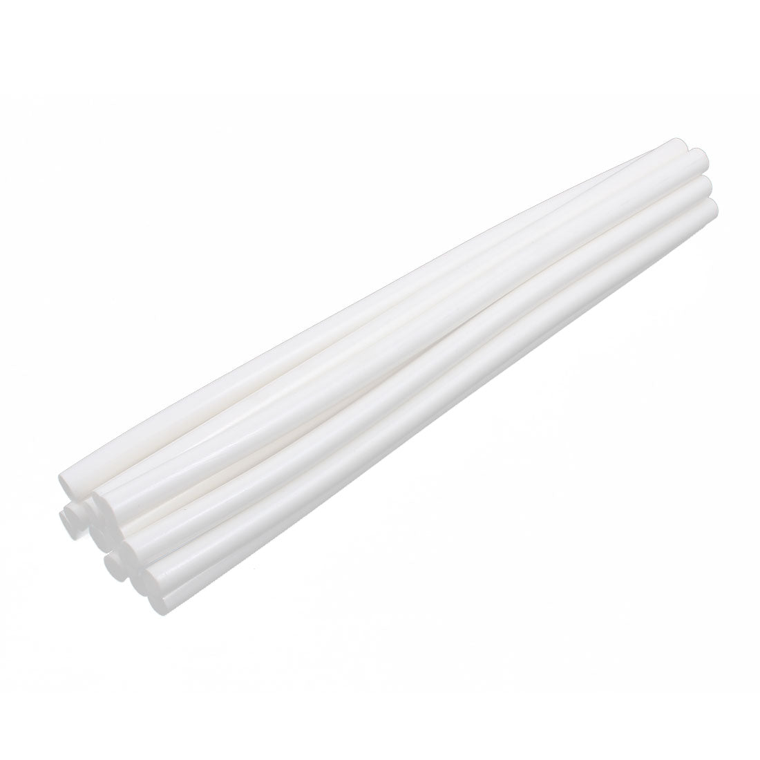 Harfington 15 Pcs 11mm x 300mm Hot Melt Glue Adhesive Stick Oyster White for Electric Tool Heating