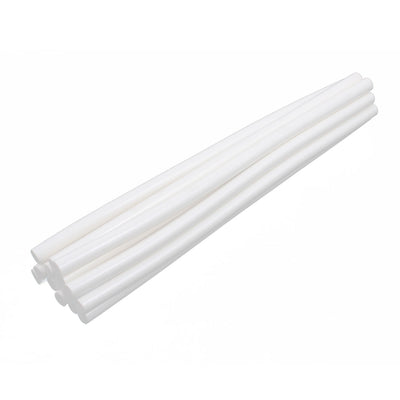 Harfington 15 Pcs 11mm x 300mm Hot Melt Glue Adhesive Stick Oyster White for Electric Tool Heating