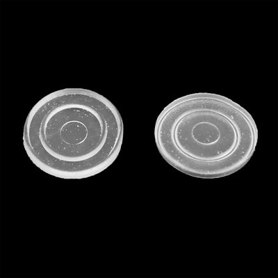 uxcell Uxcell Home Furniture Rubber Round Glass Tea Table Non Slip Dash Mat Pads Clear 20pcs