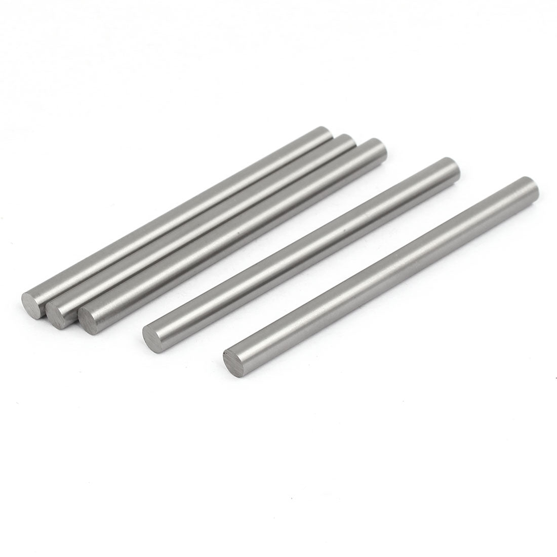 Harfington 7mm Dia 100mm Length HSS Round Shaft Rod Bar Lathe Tools Gray 5pcs