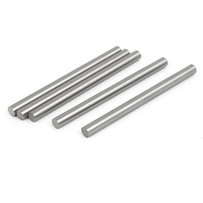 Harfington 7mm Dia 100mm Length HSS Round Shaft Rod Bar Lathe Tools Gray 5pcs