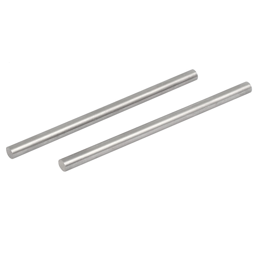 Harfington 5.5mm Dia 100mm Length HSS Round Shaft Rod Bar Lathe Tools Gray 10pcs