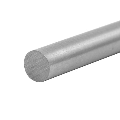Harfington 6.5mm Dia 100mm Length HSS Round Shaft Rod Bar Lathe Tools Gray