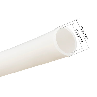 Harfington Silicone Tube 1 Meter Flexible Silicone Rubber Tubing Water Air Hose Pipe for Pump Transfer