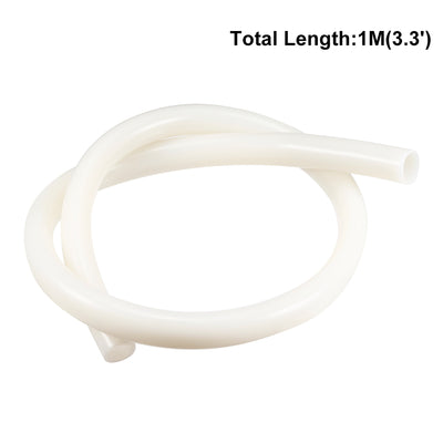 Harfington Silicone Tube 1 Meter Flexible Silicone Rubber Tubing Water Air Hose Pipe for Pump Transfer