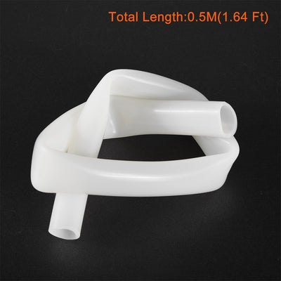 Harfington Silicone Tube 0.5m Flexible  Rubber Tubing Water Air Hose