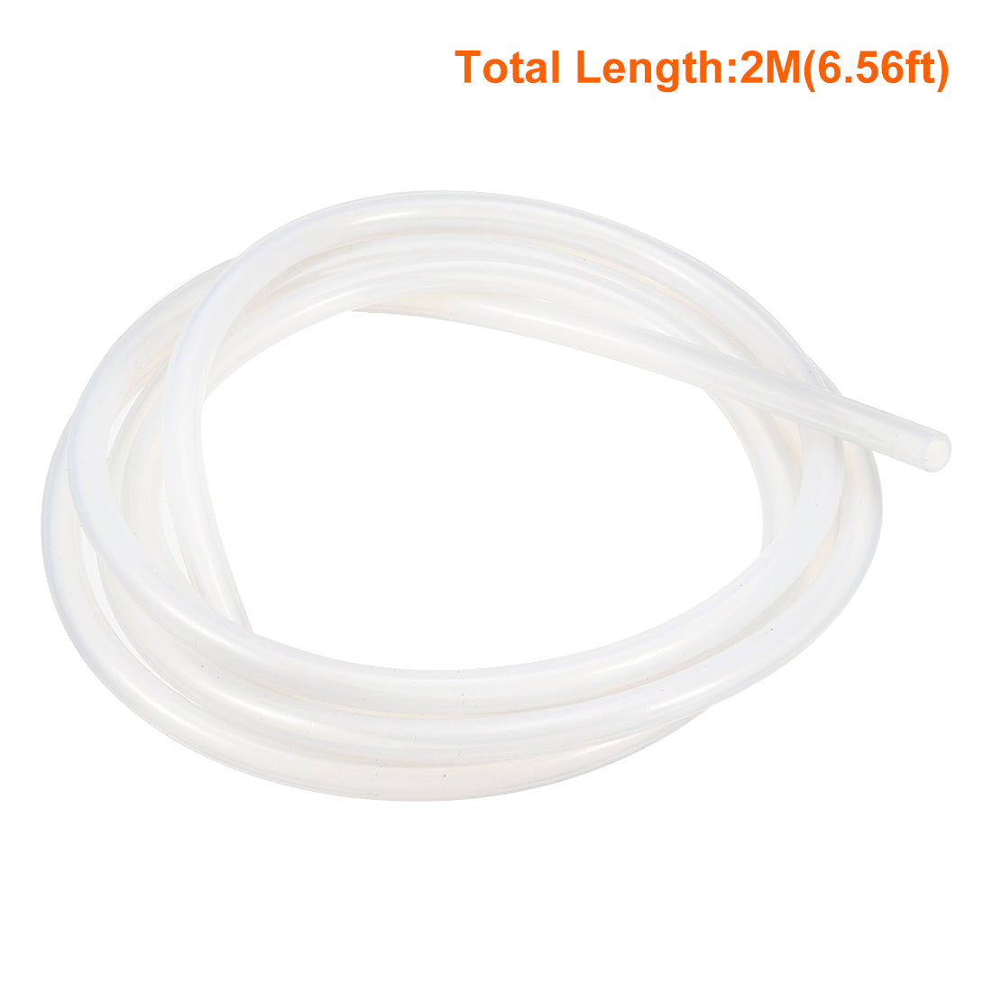 Harfington Silicone Tube 2 Meter Flexible Silicone Rubber Tubing Water Air Hose Pipe for Pump Transfer