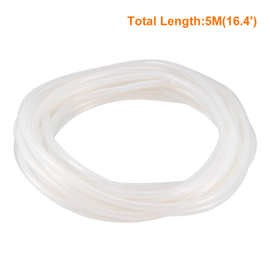 Harfington Silicone Tube mm ID X mm OD 5 Meters Flexible Silicone Rubber Tubing Water Air Hose Pipe for Pump Transfer