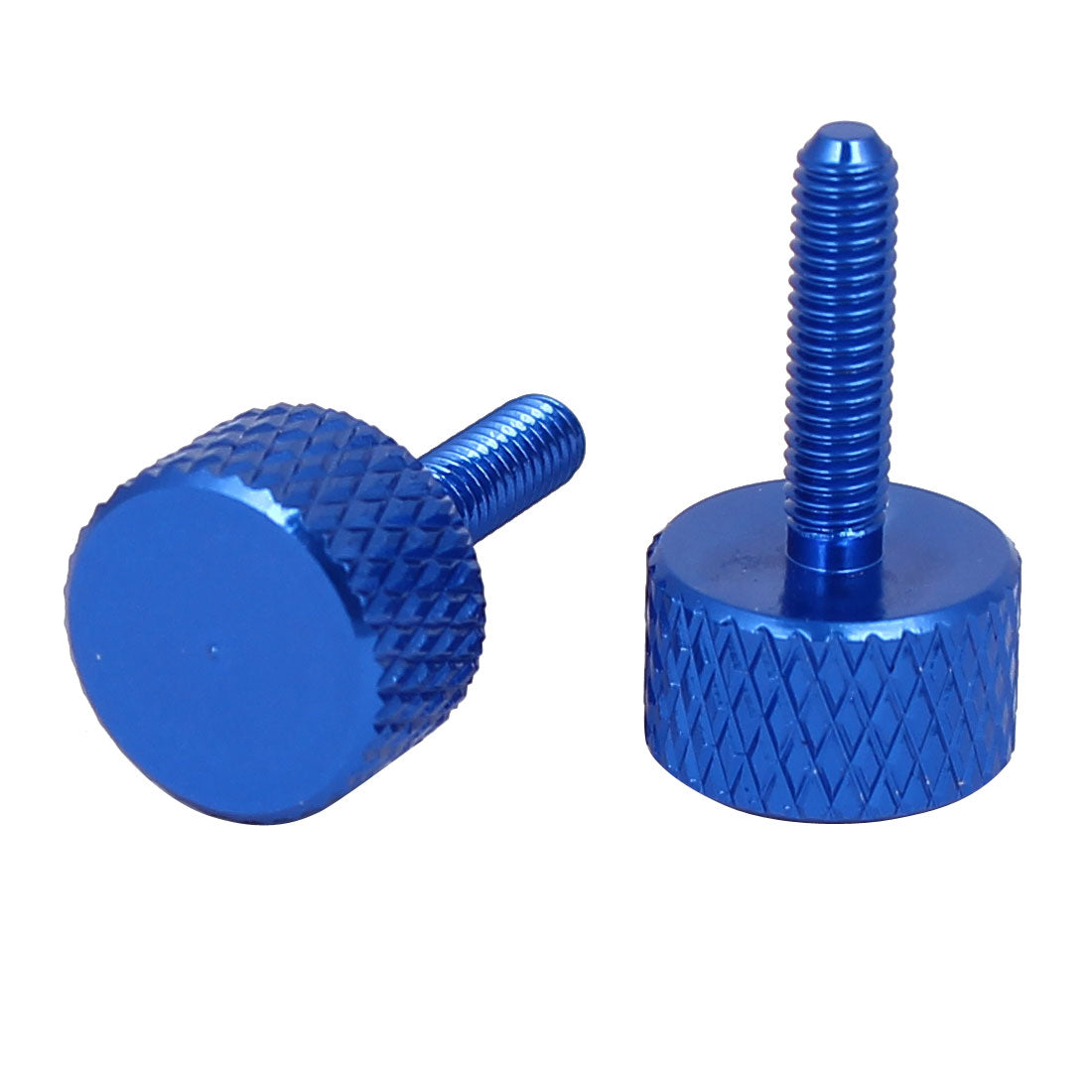 Harfington Computer PC Graphics Card Knurled Head Thumb Screws Royal Blue M3x12mm 4pcs