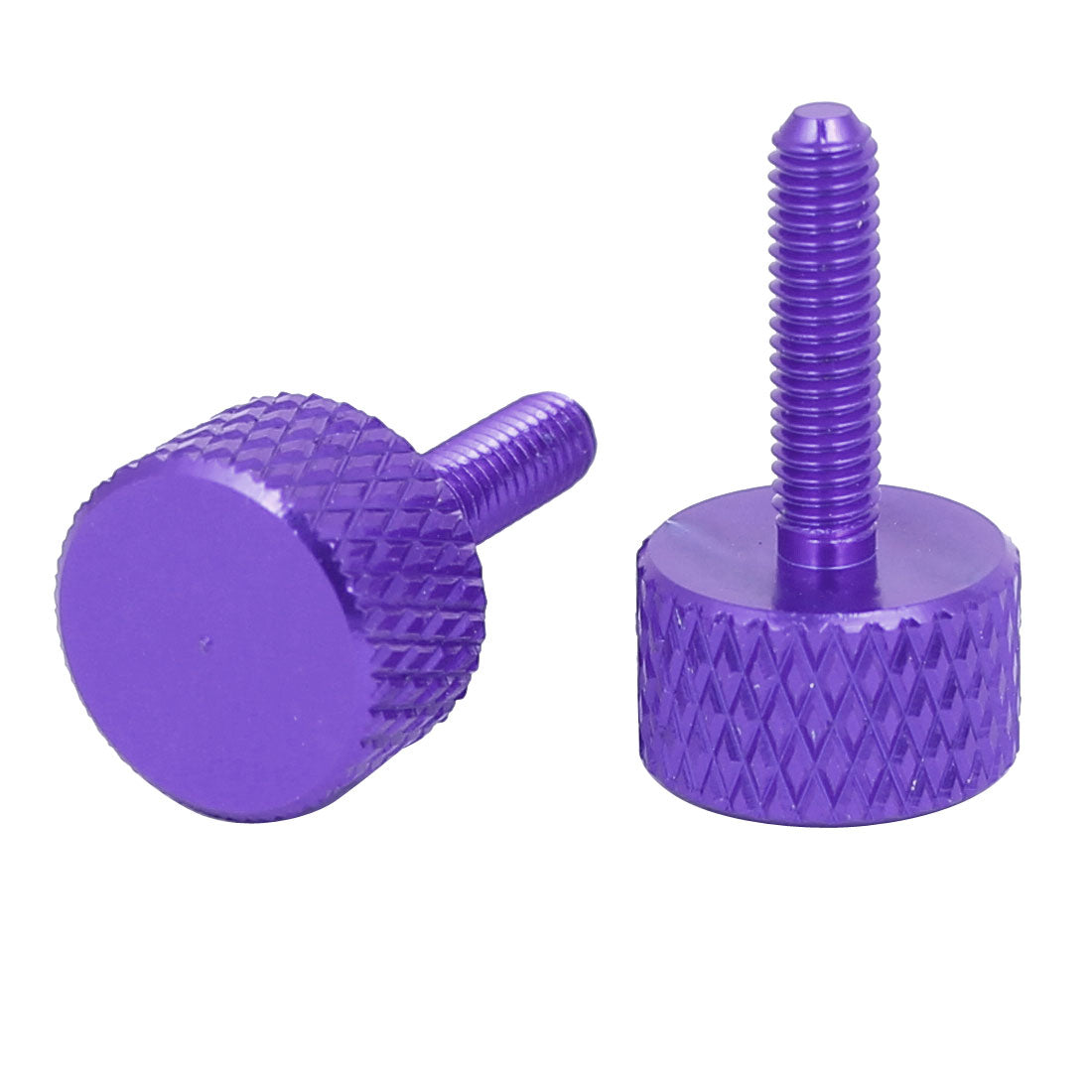 Harfington Computer PC Graphics Card Knurled Head Thumb Screws Purple M3x12mm 10pcs