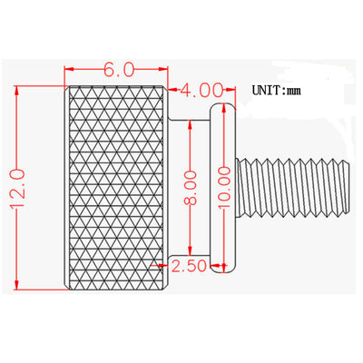 Harfington Computer PC Case Fully Threaded Knurled Thumb Screws Green M3.5x12mm 4pcs