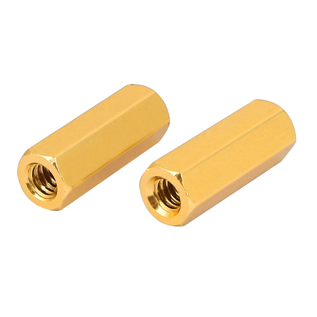 Harfington 1/4-20 UNC Aluminum Alloy Female-Female Hex Standoff Spacer Pillar 4pcs