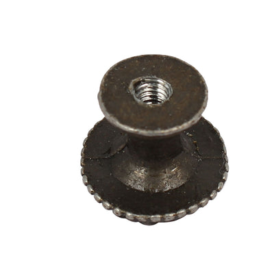 Harfington Uxcell Drawer Dresser Single Hole Metal Round Pull Knob Bronze Tone 2PCS