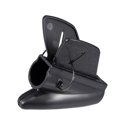 Harfington 15mm Flexible Spiral Tube Cable Wire Wrap Computer Manage Cord Black 1.5M w Clip