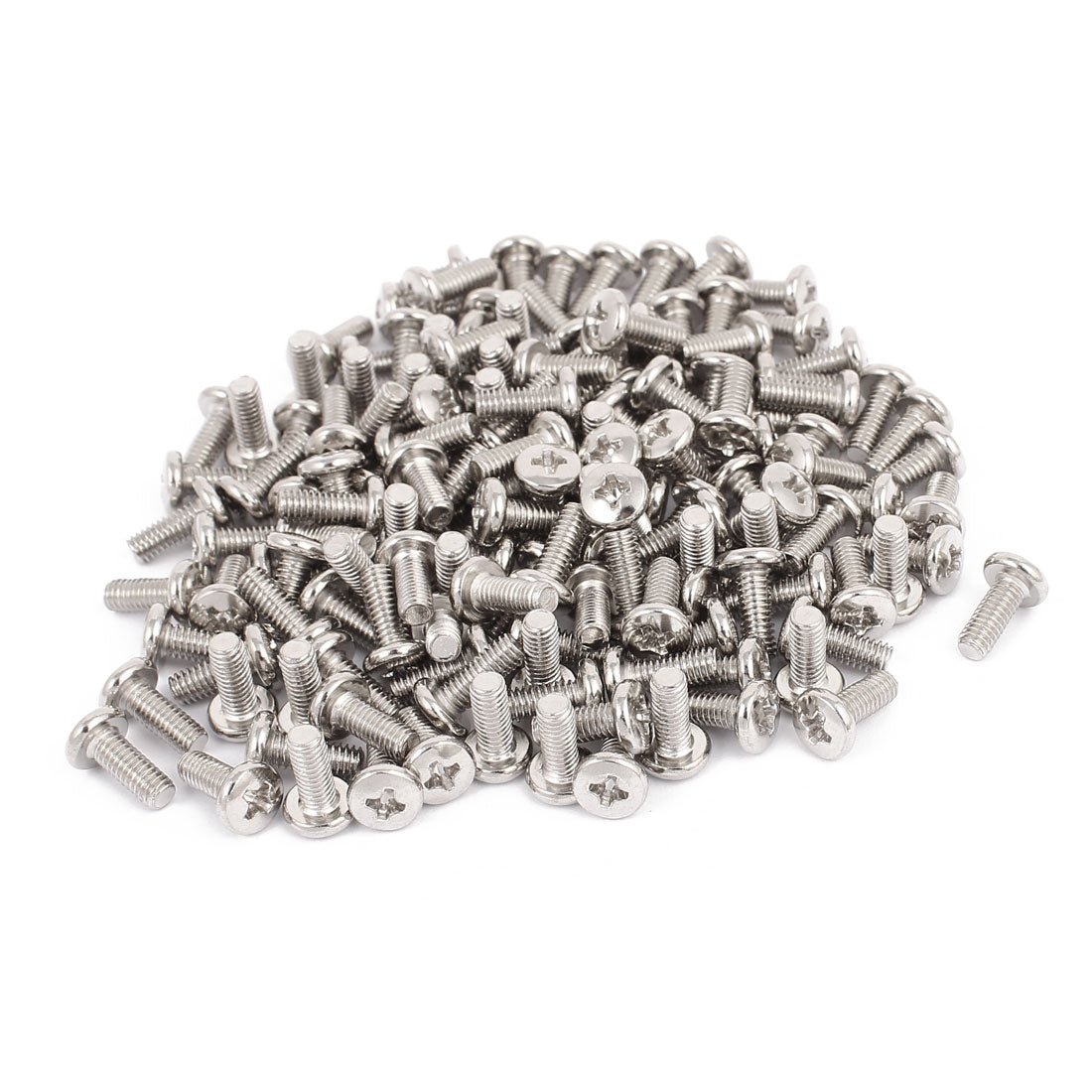 Harfington M4 x 10mm TV Computer LCD Monitor Stand Mounting Phillips Head Screw 150pcs