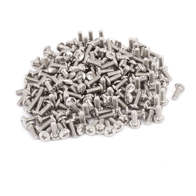 Harfington M4 x 10mm TV Computer LCD Monitor Stand Mounting Phillips Head Screw 200pcs