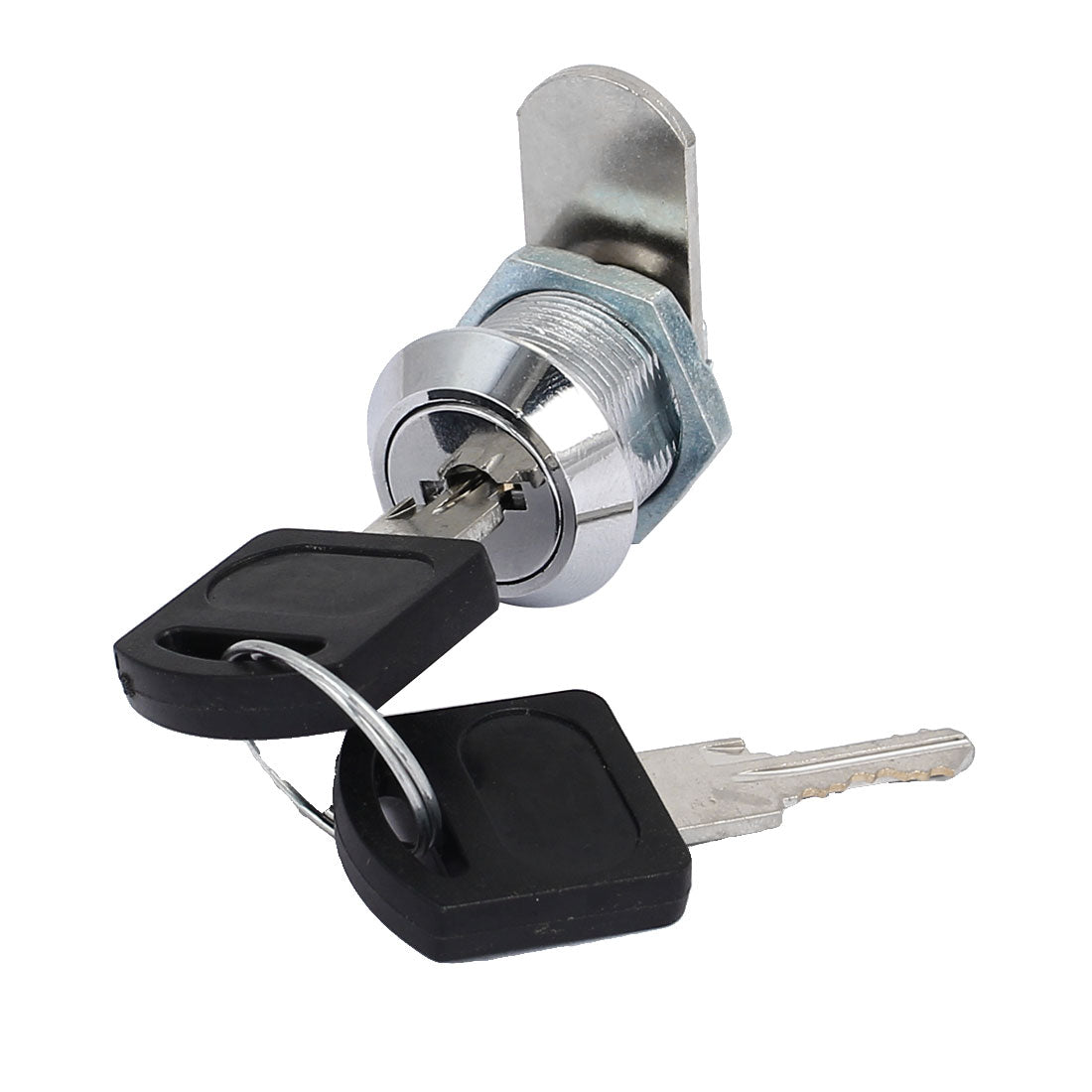 Harfington Drawer Cabinet Desk Keyed Alike Cam Lock 18mm x 12mm Thread W 2 Keys