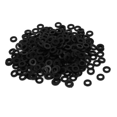 Harfington Nylon Flat Insulating Washers Gaskets Spacers Black Packs