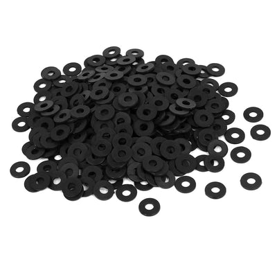 Harfington Nylon Flat Insulating Washers Gaskets Spacers Black Packs