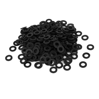 Harfington Nylon Flat Insulating Washers Gaskets Spacers Black Packs