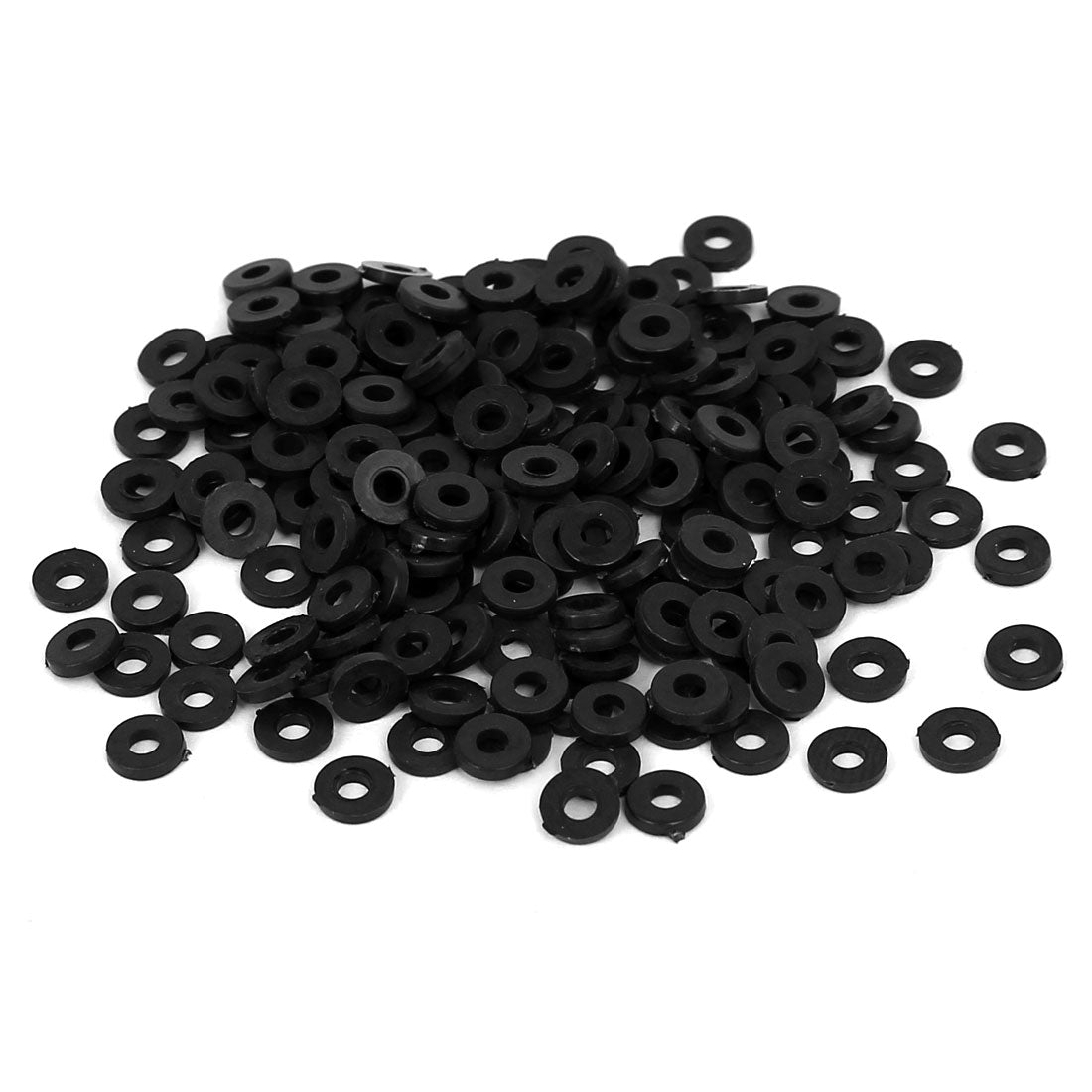 Harfington M2 x 5mm x 1mm Nylon Flat Insulating Washers Gaskets Spacers Fastener 300PCS